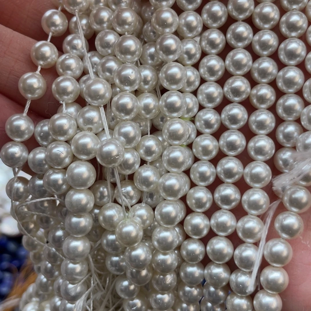 玛瑙/玉髓未镶嵌珠宝半成品贝珠3条卡3