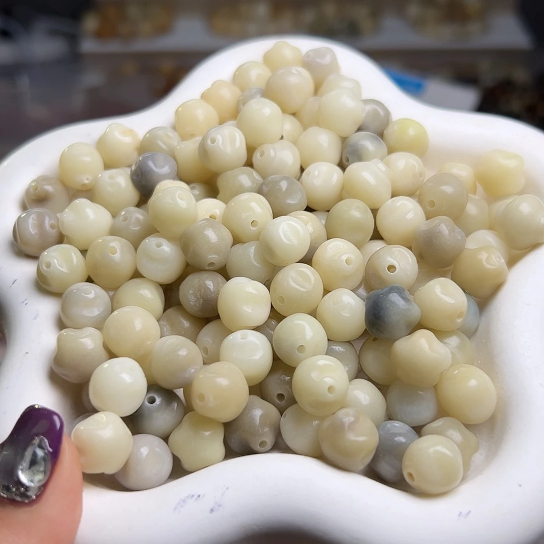 菩提根/象牙果吊坠10颗糯米糍星星