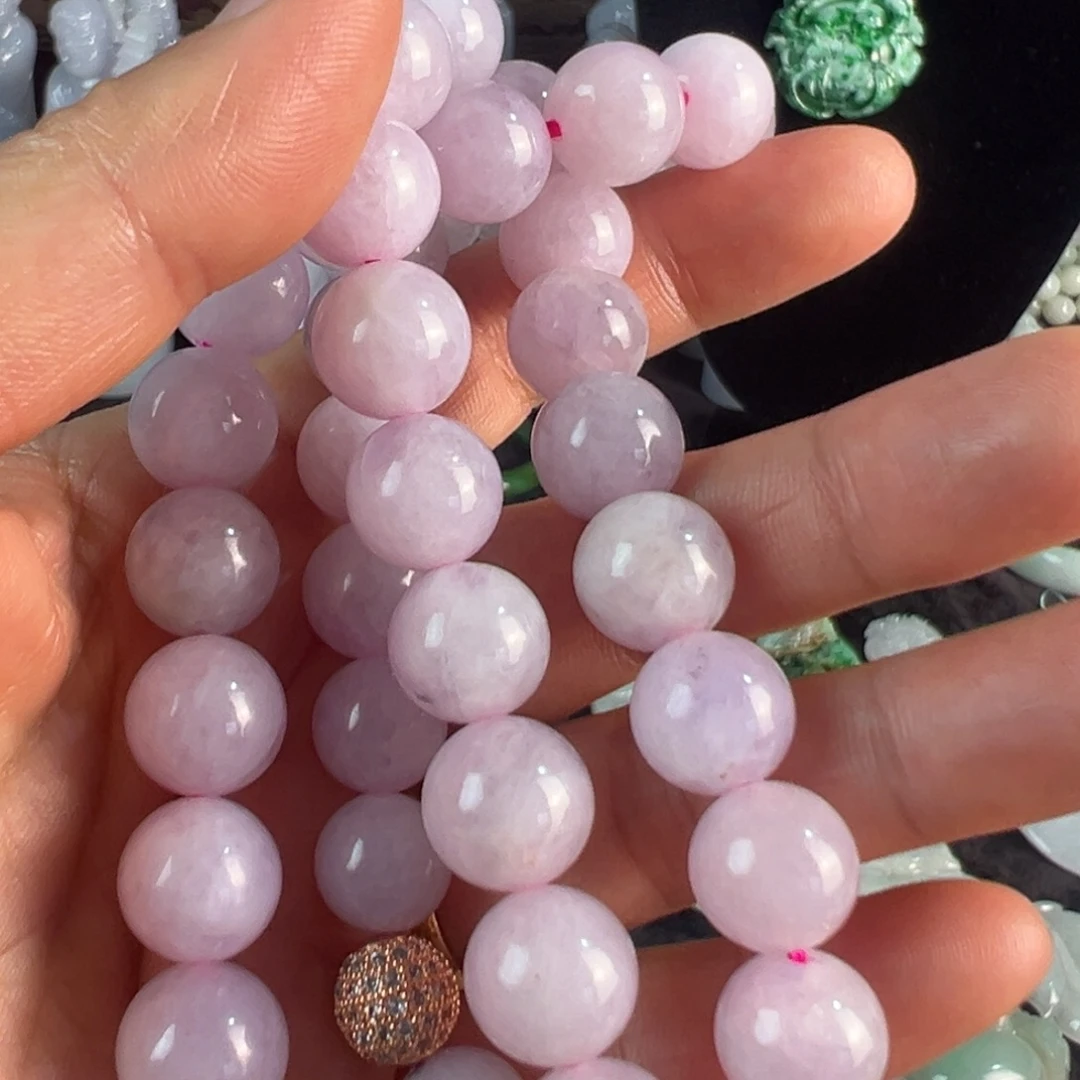 朵***朵翡翠未镶嵌项圈天然翡翠珠串