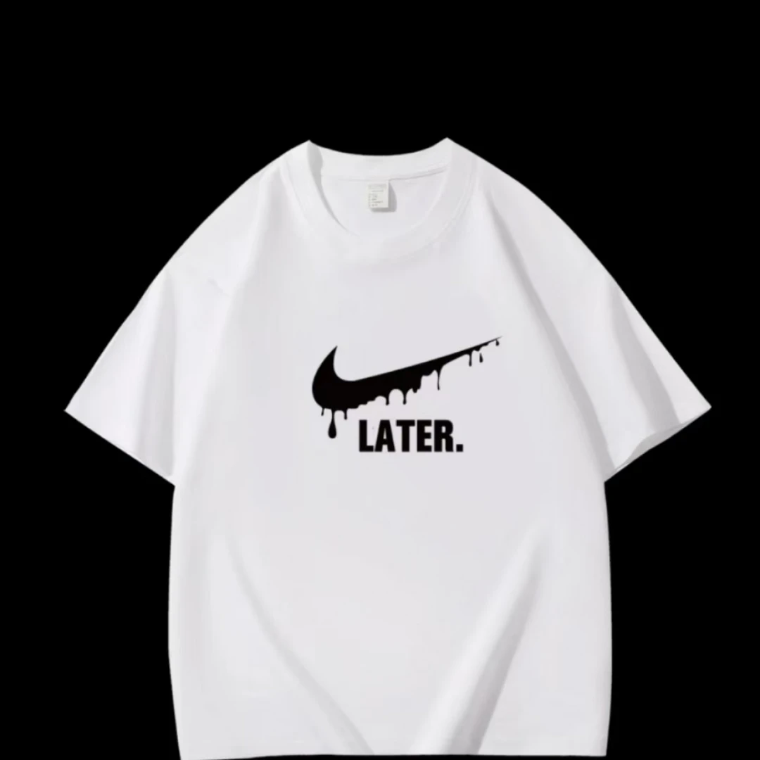 【一折粉丝福利】潮牌男女同款圆领百搭T恤