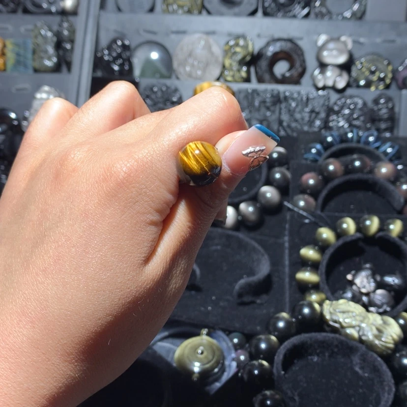 【闪购商品】黑曜岩珠宝奇石未镶嵌轻**松