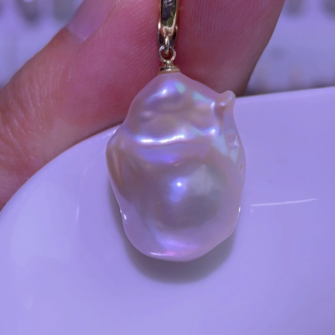 未镶嵌淡水珍珠天然淡水珍珠吊坠