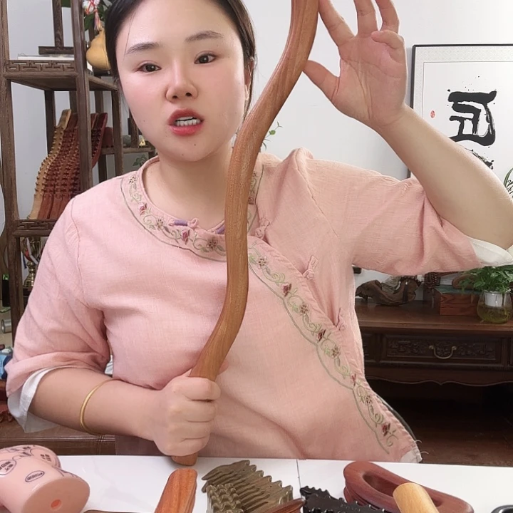 红檀木008擀筋棒瑕疵