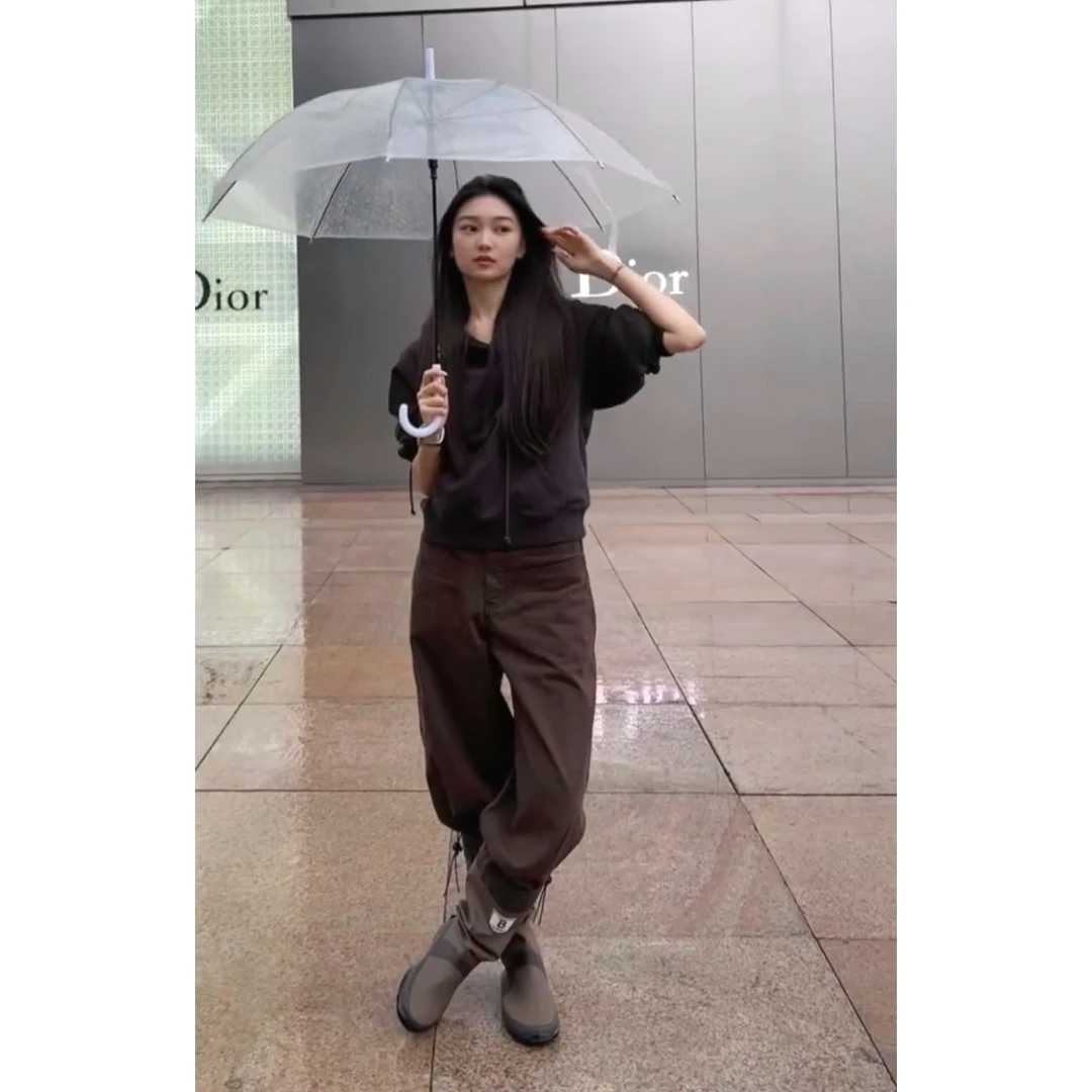 MARIE.COCO时尚减龄穿搭韩版休闲风连帽卫衣女秋季新款百搭休闲裤