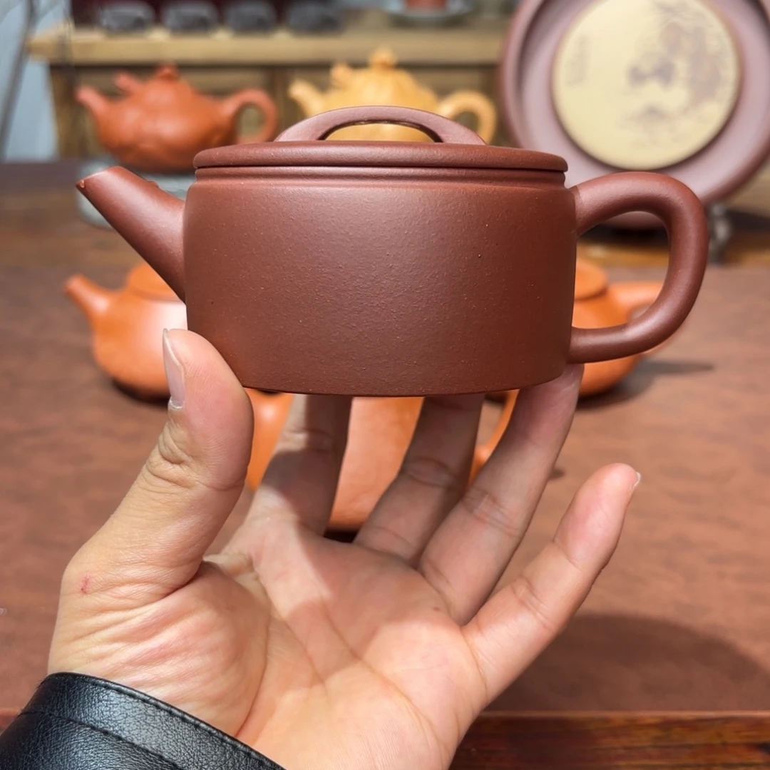 紫砂茶壶汉瓦170毫升底槽清