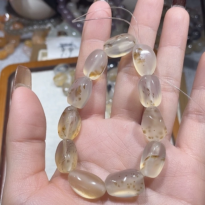 玛瑙/玉髓合金颈饰