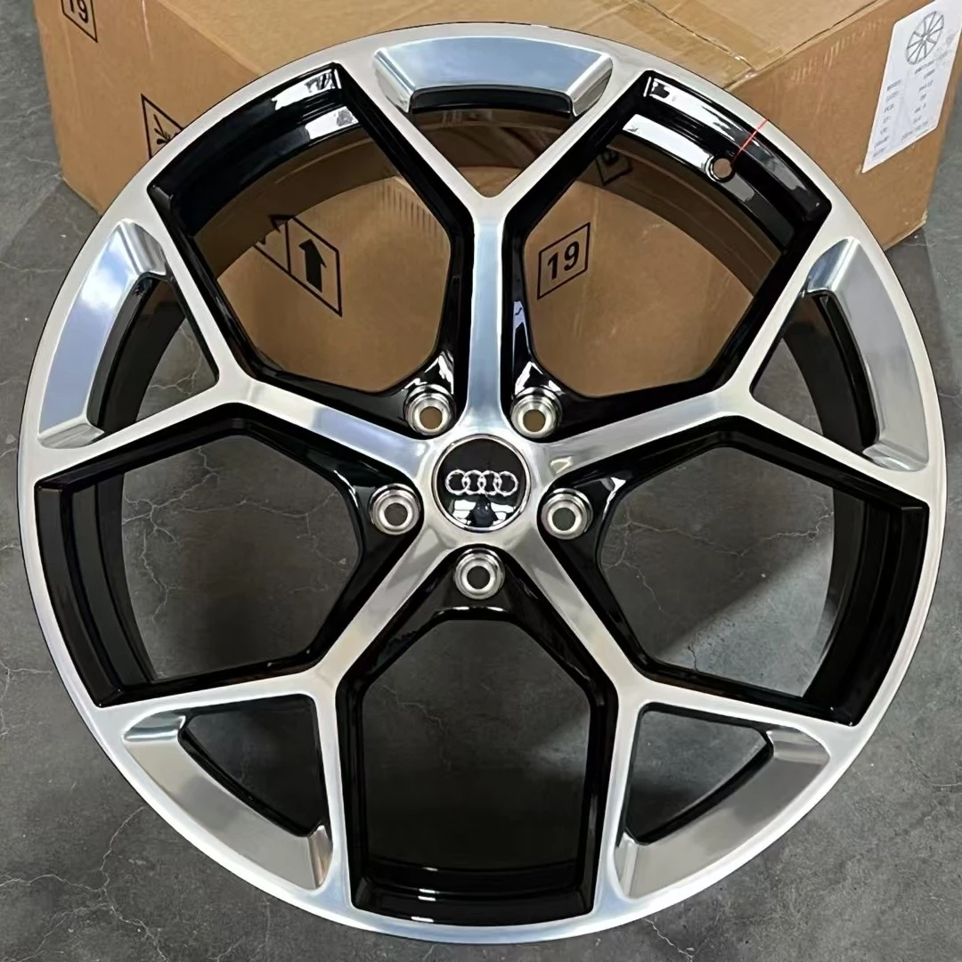 奥迪RS6RS7款万吨锻造轮毂适配大众CC迈腾奥迪A4A5A6A7A8Q3Q5