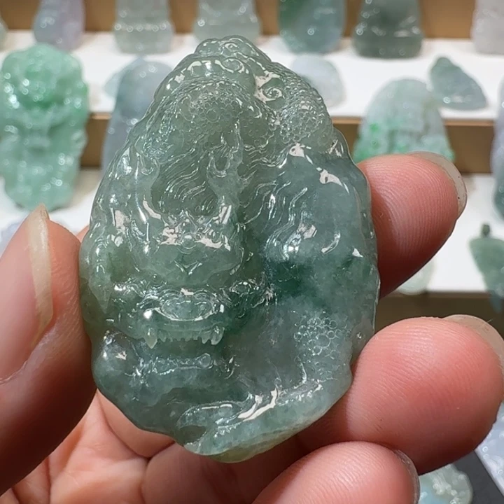 翡翠未镶嵌项链翡翠