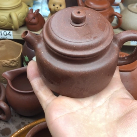 茶壶紫砂将坡泥得中160豪升左右