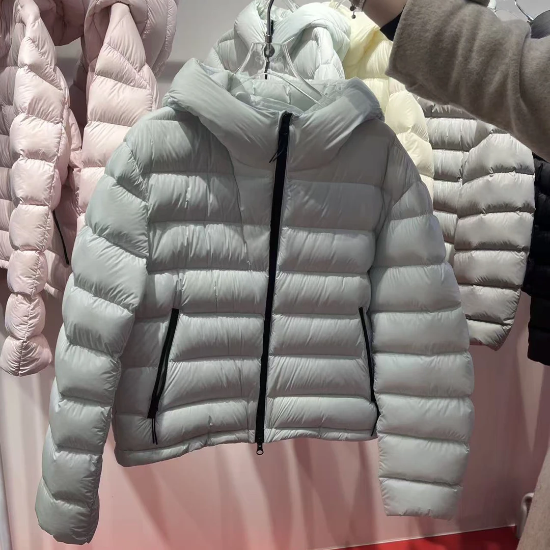 Ｖ家 马卡龙色系短款羽绒服
