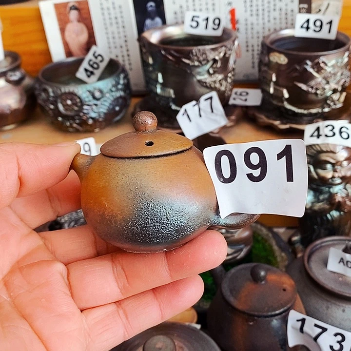 紫砂茶杯柴烧纯手工091