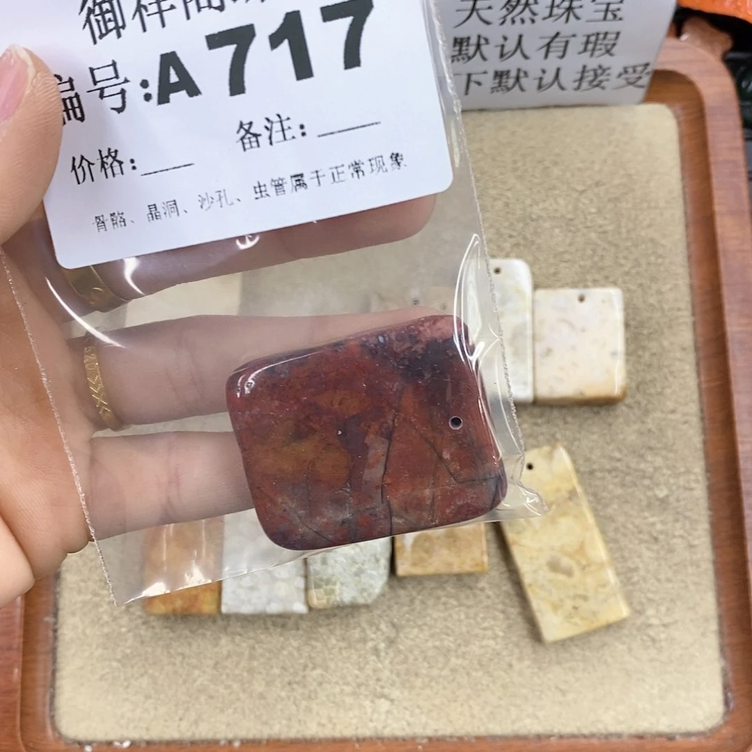 硅化珊瑚(珊瑚玉)颈饰未镶嵌飘