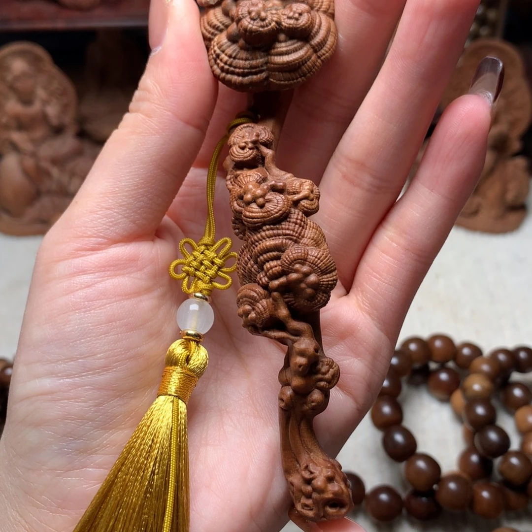 檀香木把件老山檀香如意