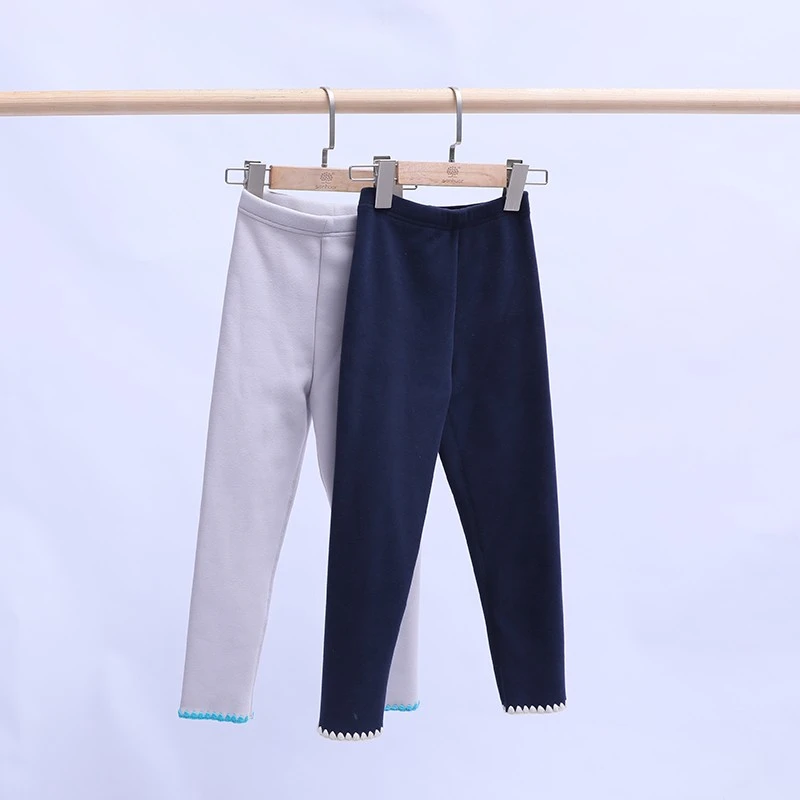 女中童撞色打底长裤2423021102
