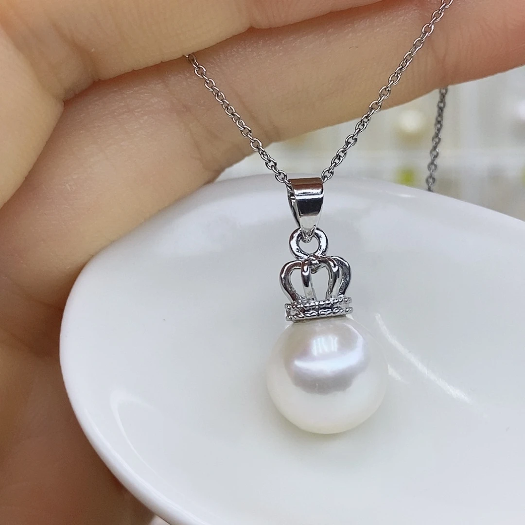 合金淡水珍珠吊坠(赠链)