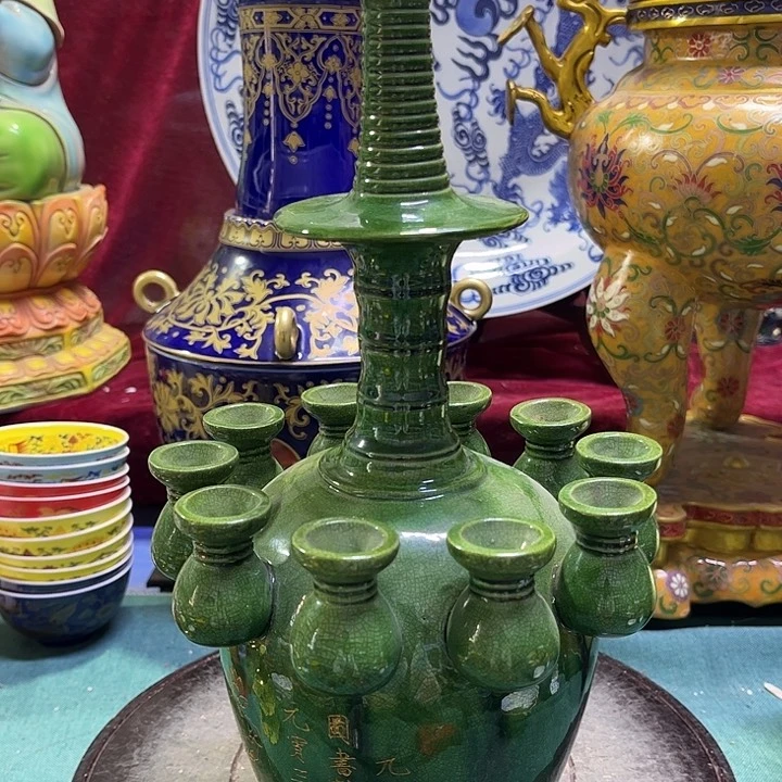 盖碗摆件摆件瓷器摆件