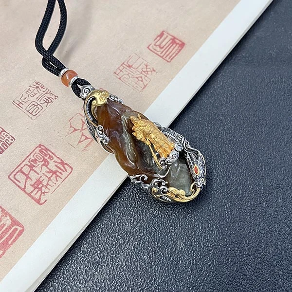 天使原创珠宝设计新品镶嵌雕刻时尚个性小众S925翡翠饰品