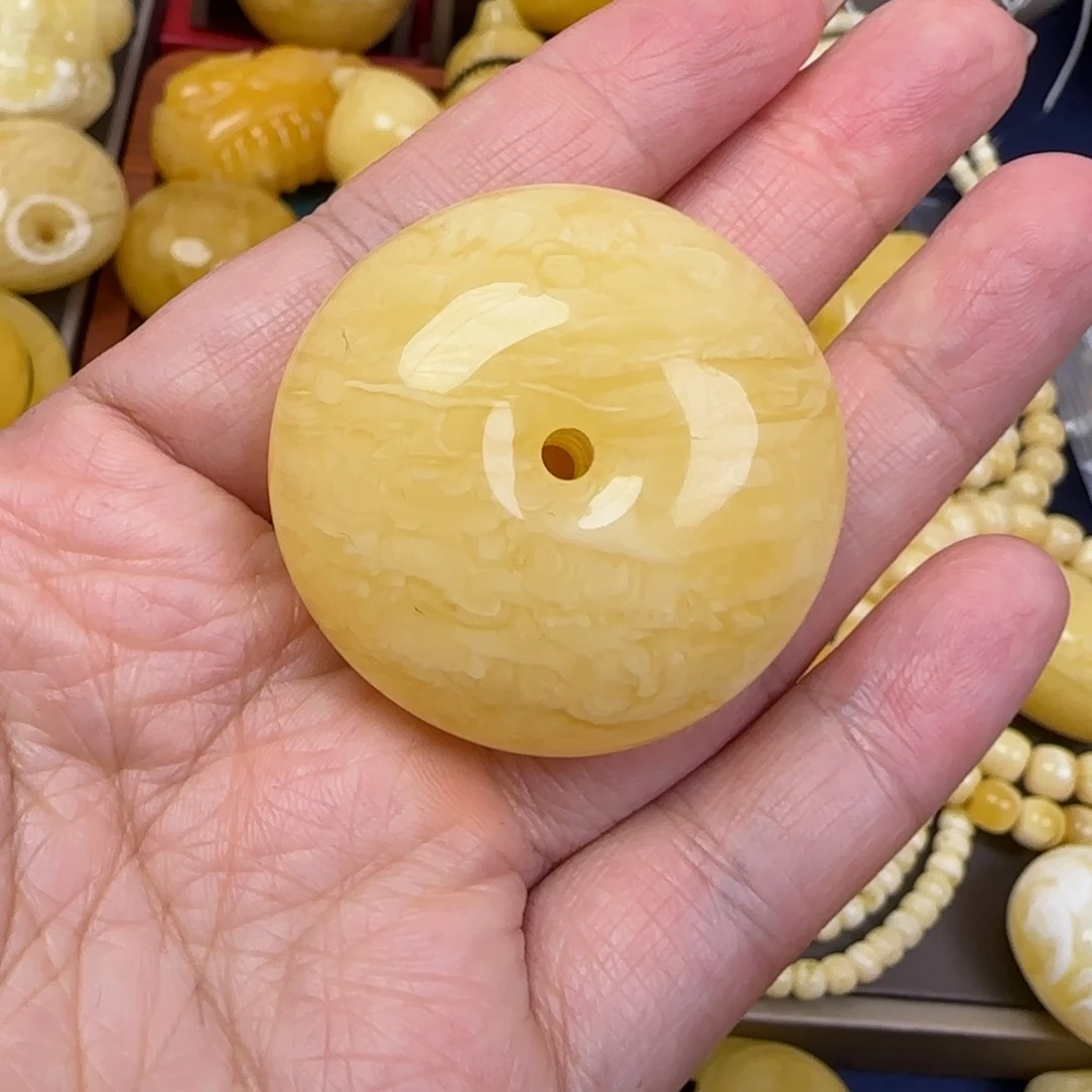 蜜蜡颈饰未镶嵌天然蜜蜡