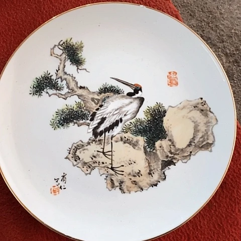 景德镇陶瓷手绘盘子