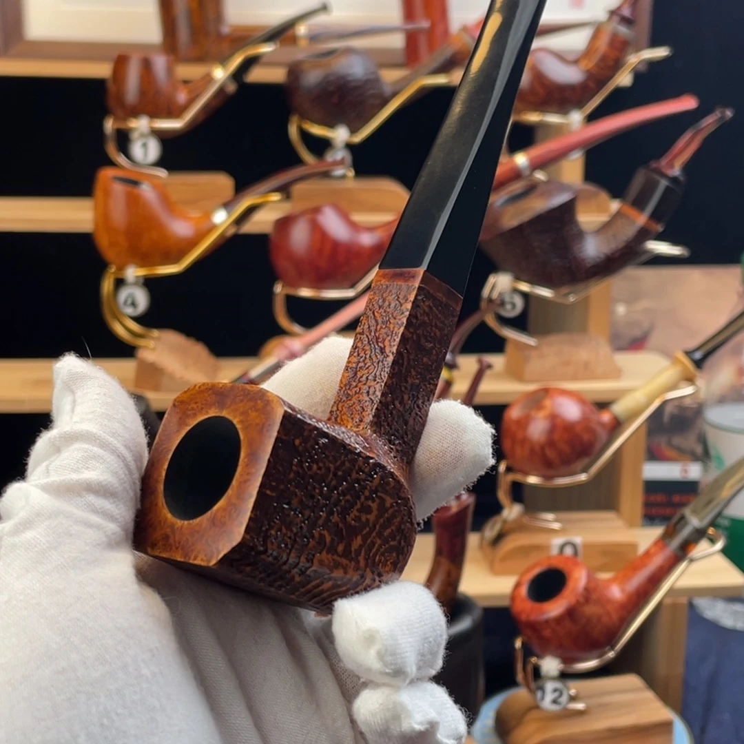 石楠木手工烟斗判官