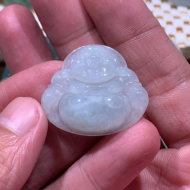 翡翠未镶嵌颈饰/炸/正装佛公