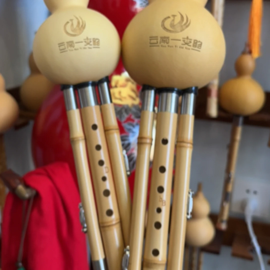 管睿名师监制款演奏级专业葫芦丝正宗金竹葫芦丝乐器