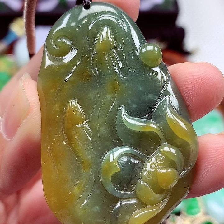 颈饰未镶嵌翡翠翡翠