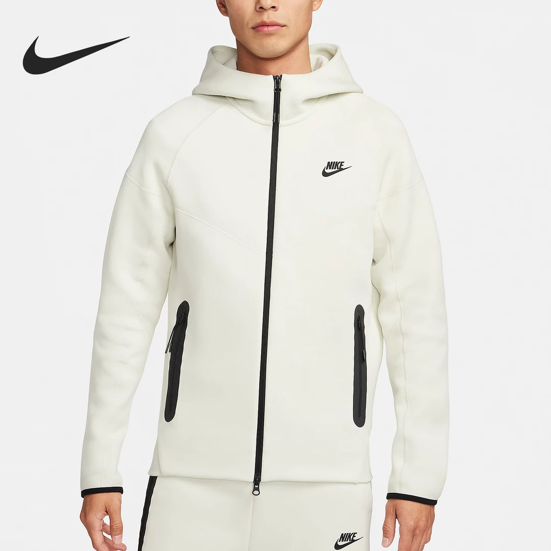 Nike/耐克正品新款男士开襟针织连帽休闲防风外套FB7922-020