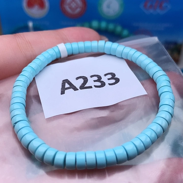 绿松石未镶嵌高瓷高色