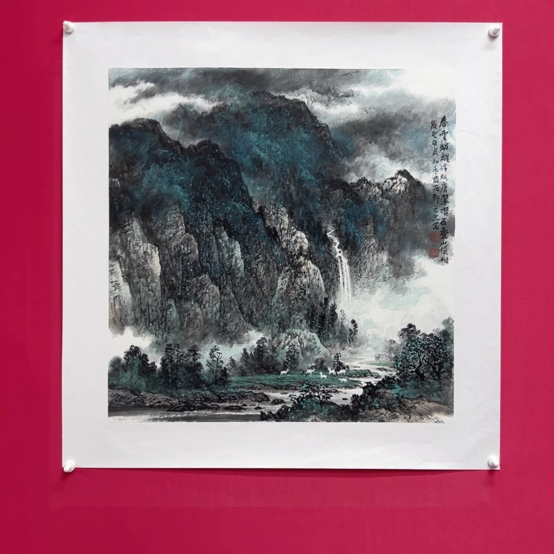 国画哼****歌吕元忠作品欣赏