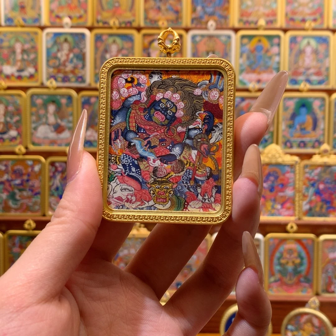 吊坠般若唐卡非遗传承