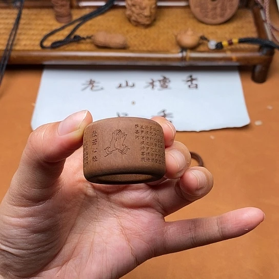 檀香木手串/手链心经扳指
