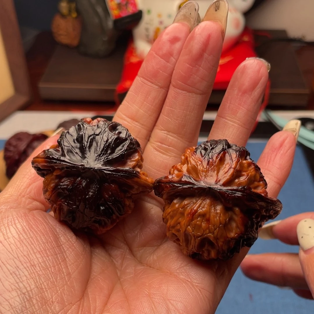 吊坠文玩核桃焦糖宫灯