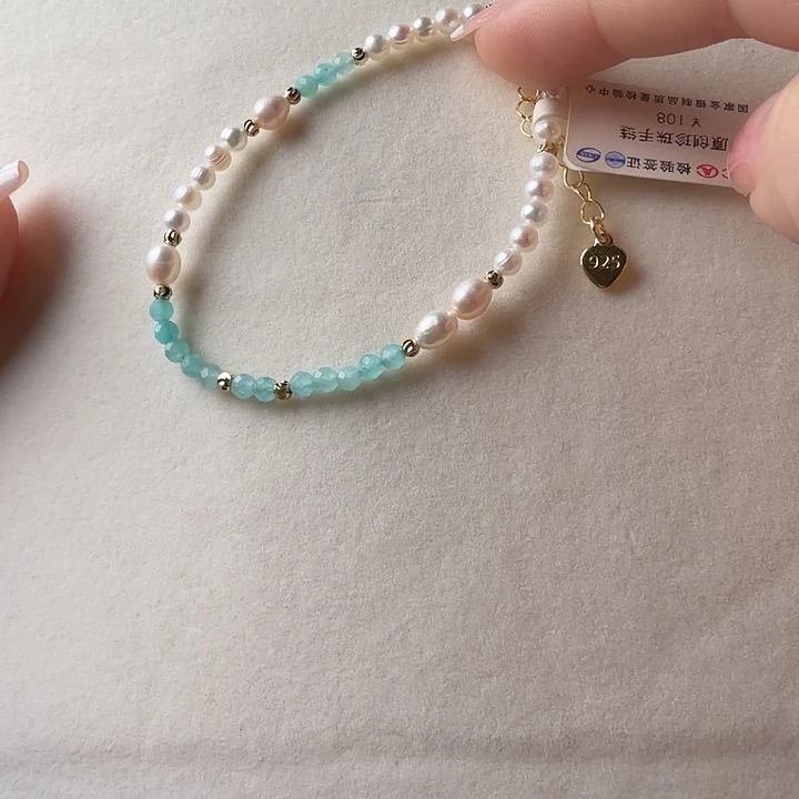 手绳合金淡水珍珠