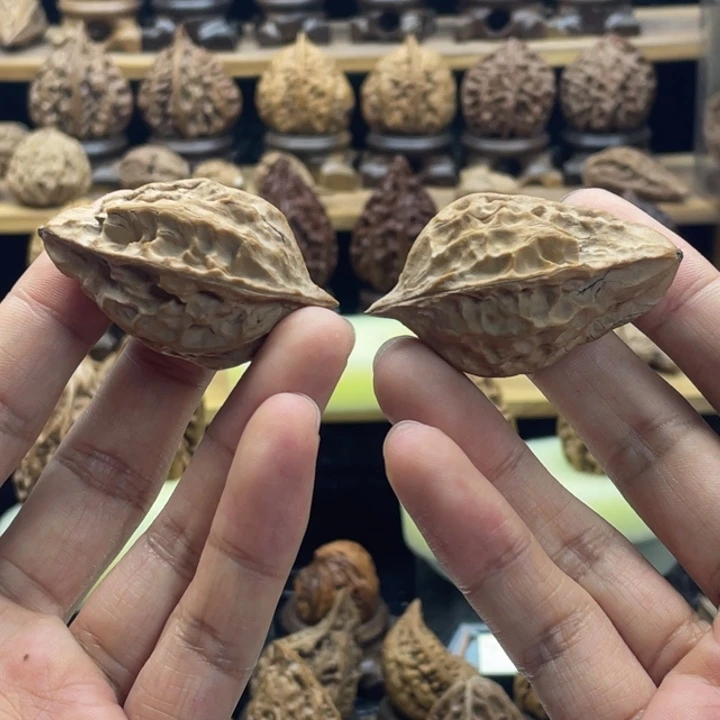 文玩核桃把件小鸟一对