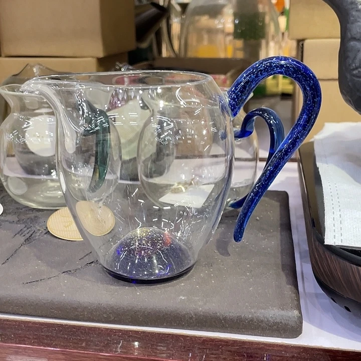 禾器怡然公道杯蓝金