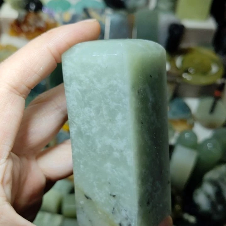 岫玉未镶嵌印章款式