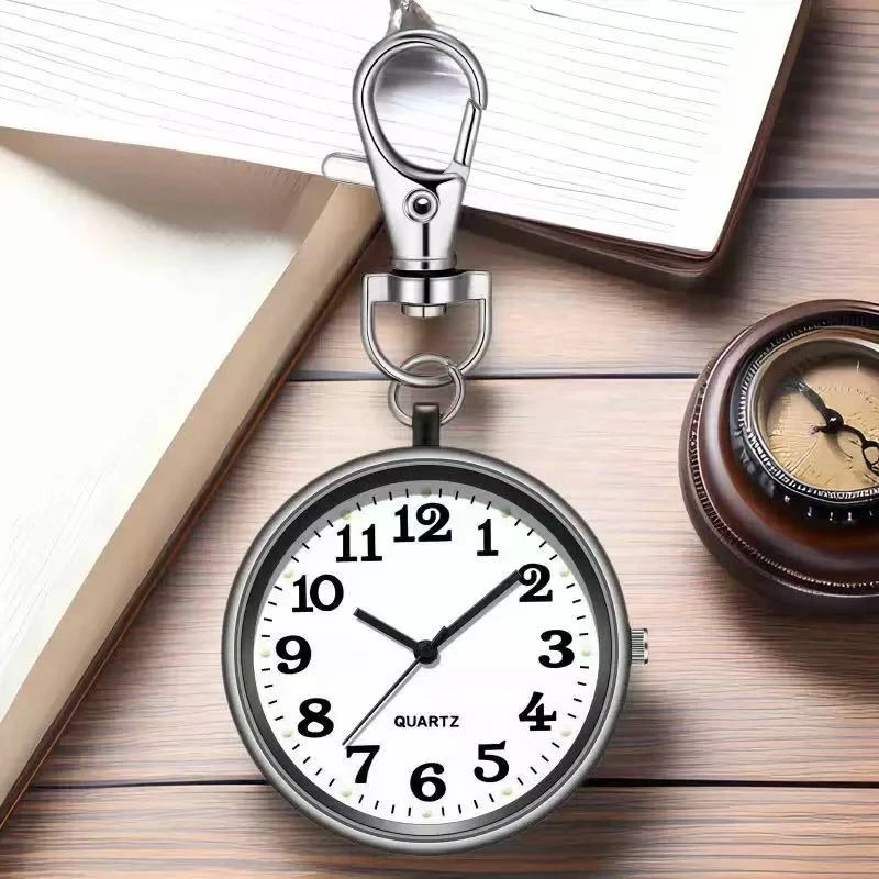 学生公务员考试专用钥匙扣怀表可便携式钥匙扣时钟