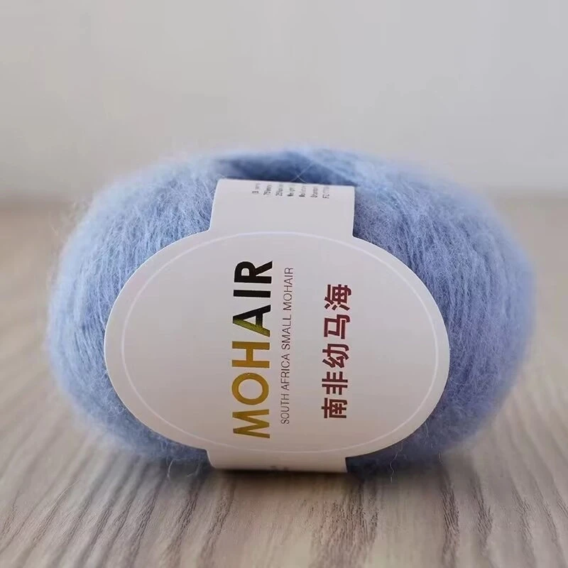 彩色南幼马海毛手工编织编织亲肤细线（拍一发二）