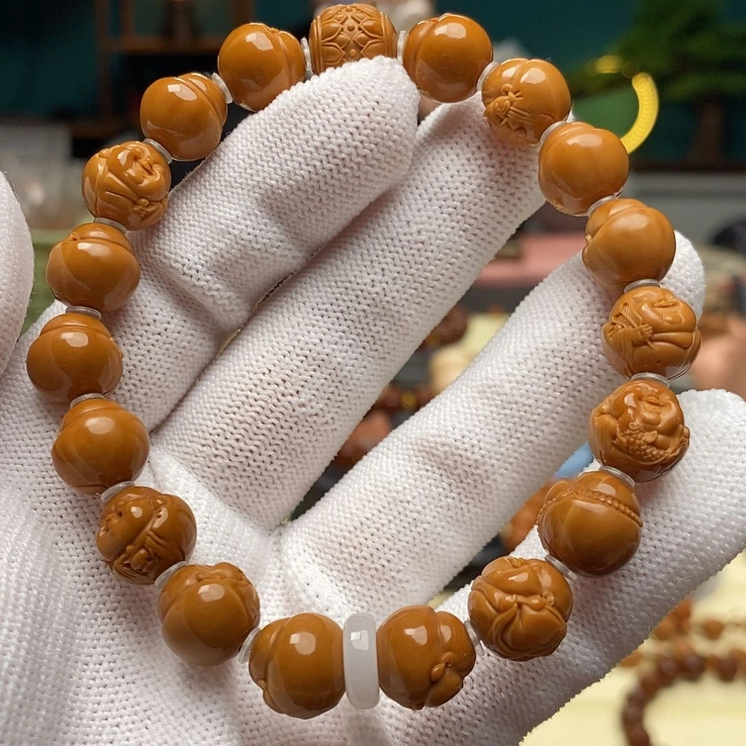核桃手串/手链1.1开心弥勒