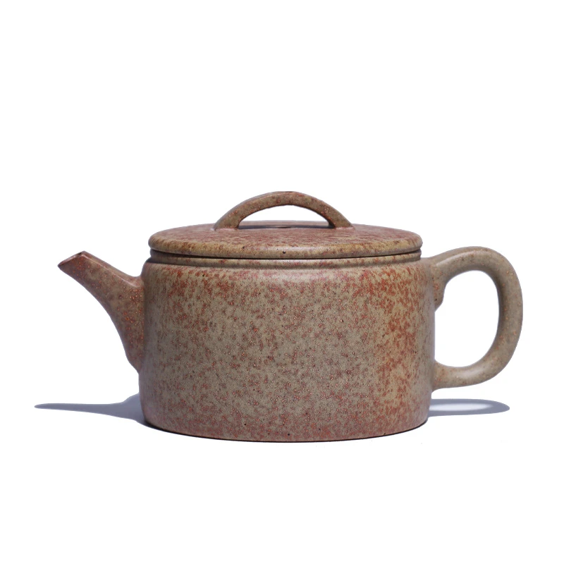 大吉羊柴烧 宜兴紫砂壶茶壶茶具 原矿本山绿泥汉瓦款三200ml庄杰