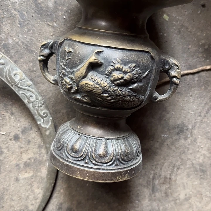 香榧木北****鸭一个木头摆件