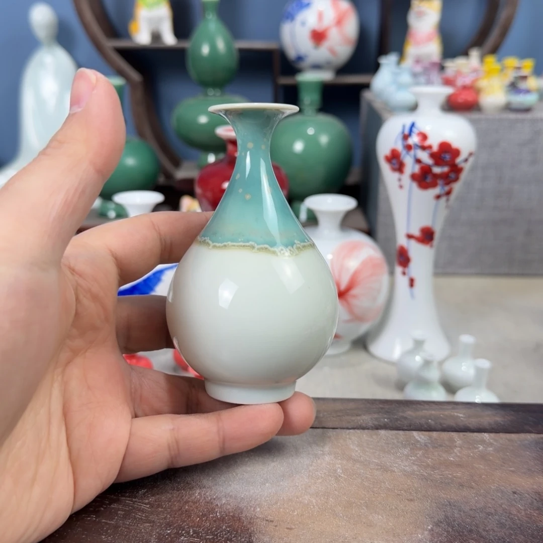 陶瓷手工小花器摆件