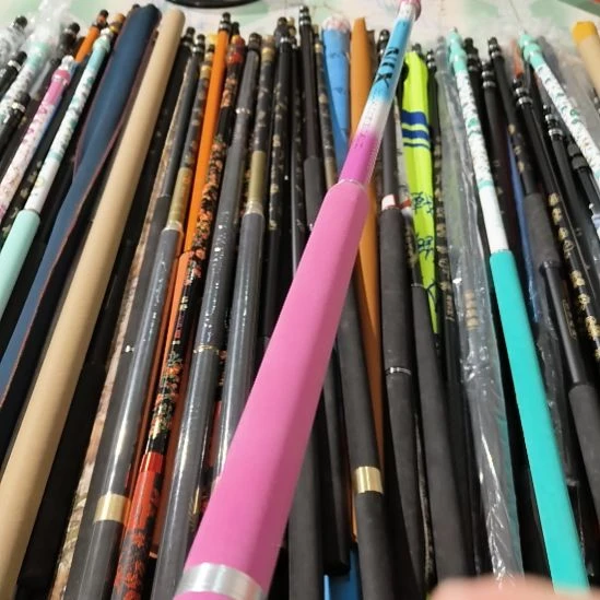 冰蓝粉抄网杆全新2.1米