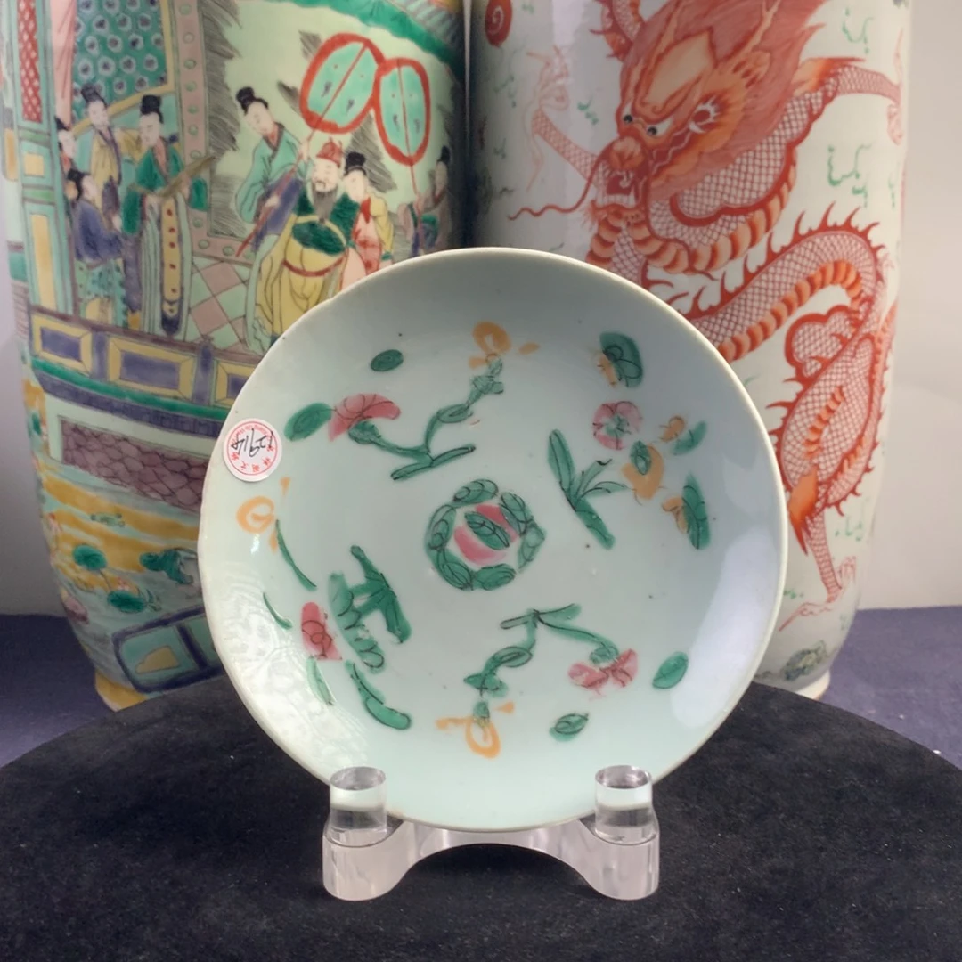 陶盘12914瓷器—粉彩四季花卉纹赏盘