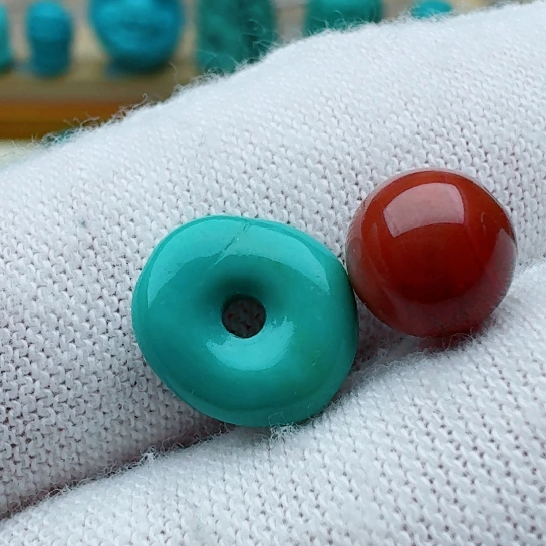 南红玛瑙未镶嵌扣子9