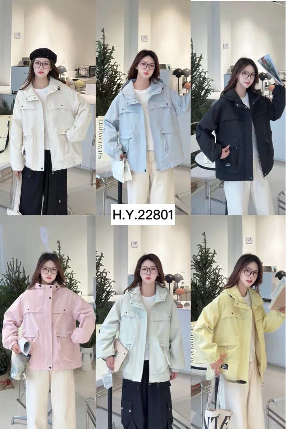 22801防风慵懒风春秋韩版休闲外套