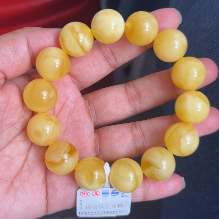 琥珀未镶嵌珠宝奇石M63号15+溶洞妖花