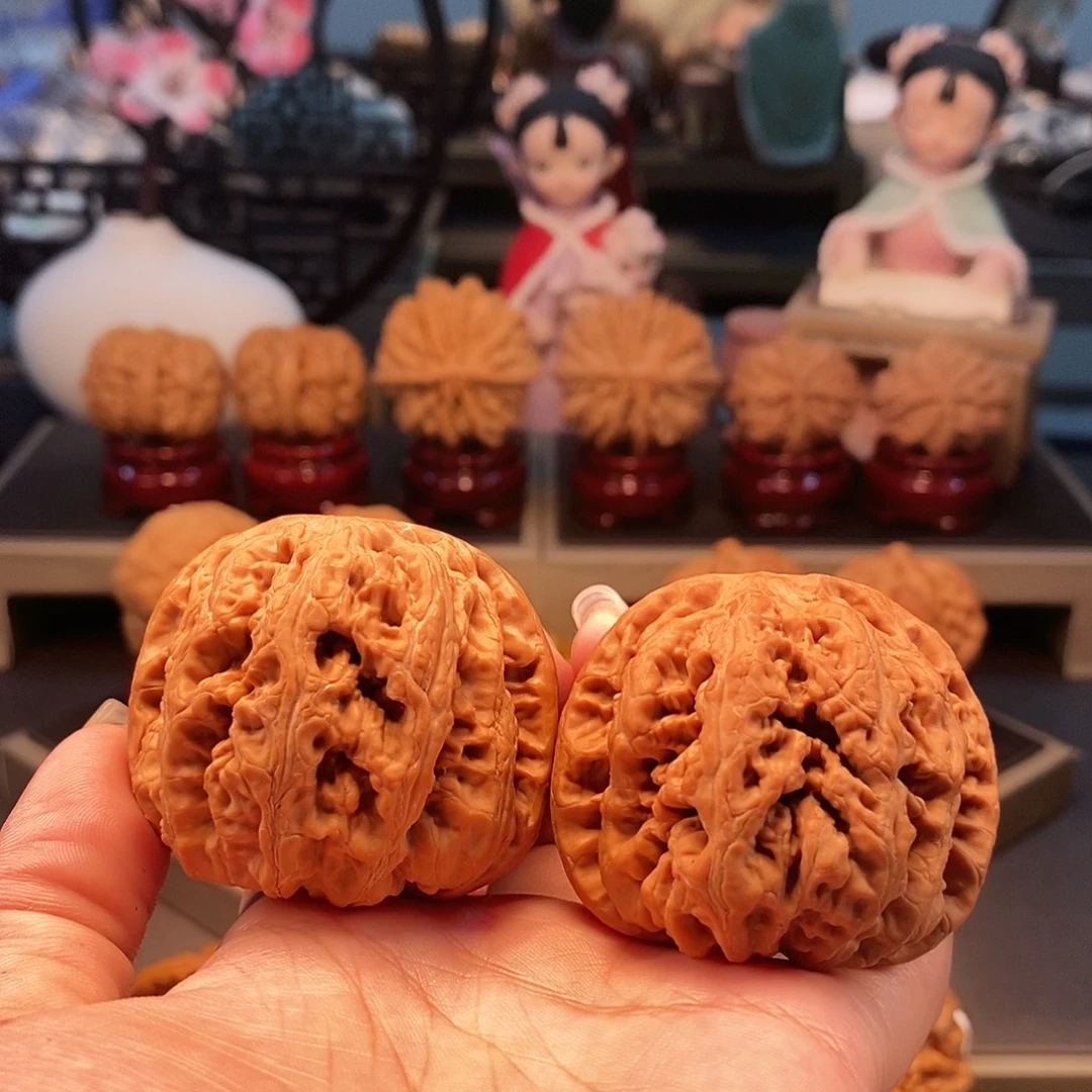 把件文玩核桃47原树大粗筋，64克