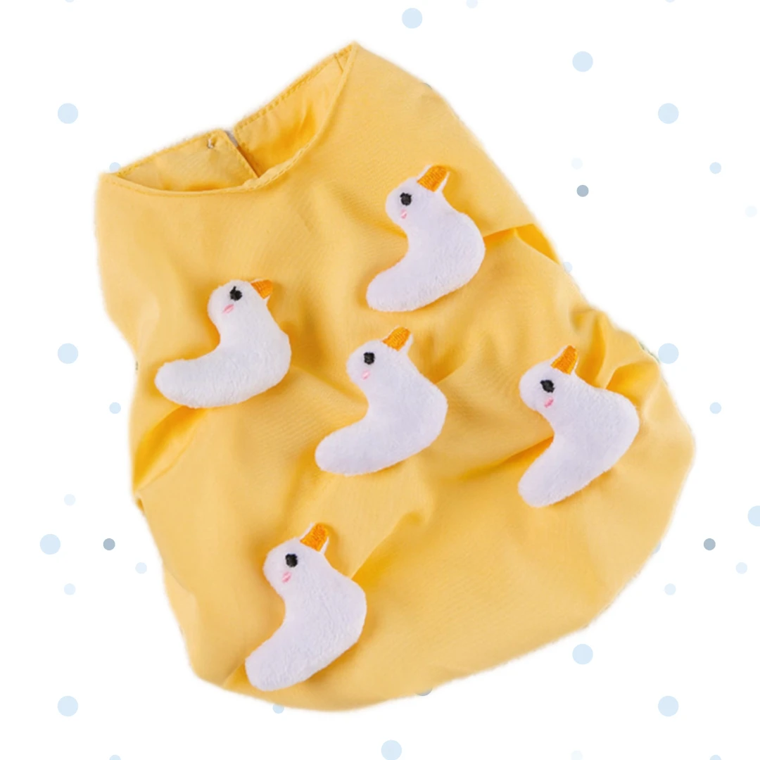 宠物兔子衣服新品夏卡通立体鸭鸭小狗衣服可爱薄款透气猫咪防掉毛